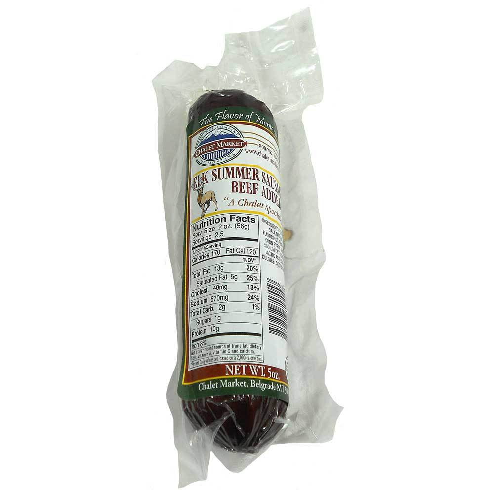 Elk Summer Sausage 5oz