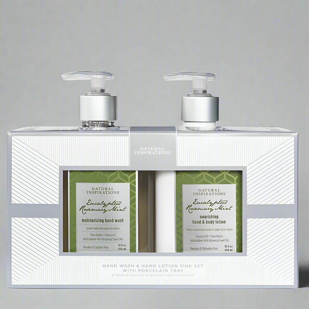 he Gift Sink Set by Natural Inspirations is a great bundle of everything you need for the bathroom sink! 