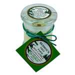 The Fir Needle Natural Soy Candle by Bedrock Tree Farm is a clean burning, wood wick soy candle that releases the fresh scent of fir into any room!