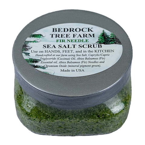 Fir Needle Sea Salt Scrub by Bedrock Tree Farm