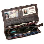 Flap Clutch Wallet - open