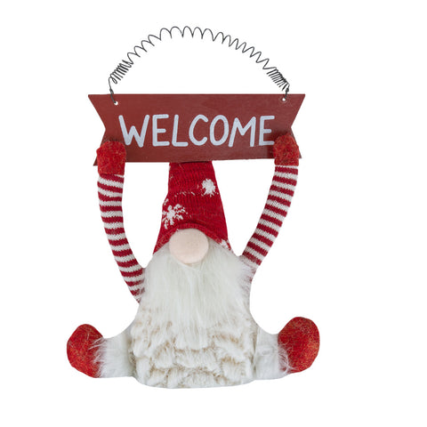 Welcome home friends, neighbors, and loved ones with this Gnome with Sign by Oak Street Wholesale. 