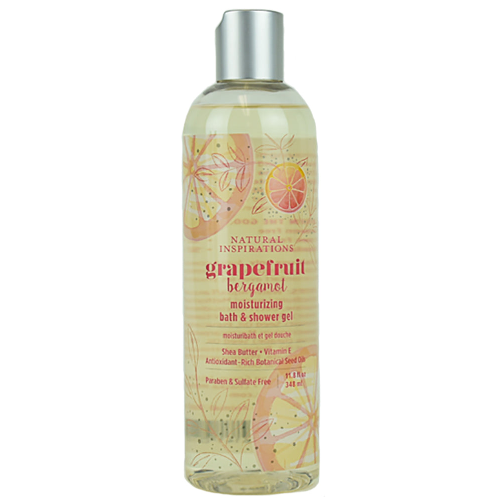 Grapefruit Bergamot Moisturizing Bath and Shower Gel by Natural Inspirations