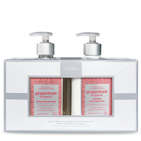 he Gift Sink Set by Natural Inspirations is a great bundle of everything you need for the bathroom sink! 