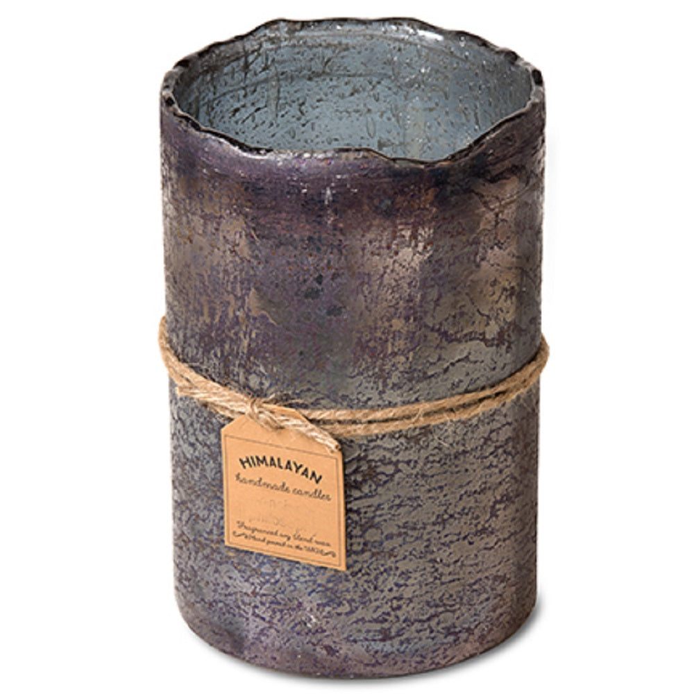 Grapefruit Pine Smokey Grey Hurricane Candle