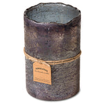 Grapefruit Pine Smokey Grey Hurricane Candle