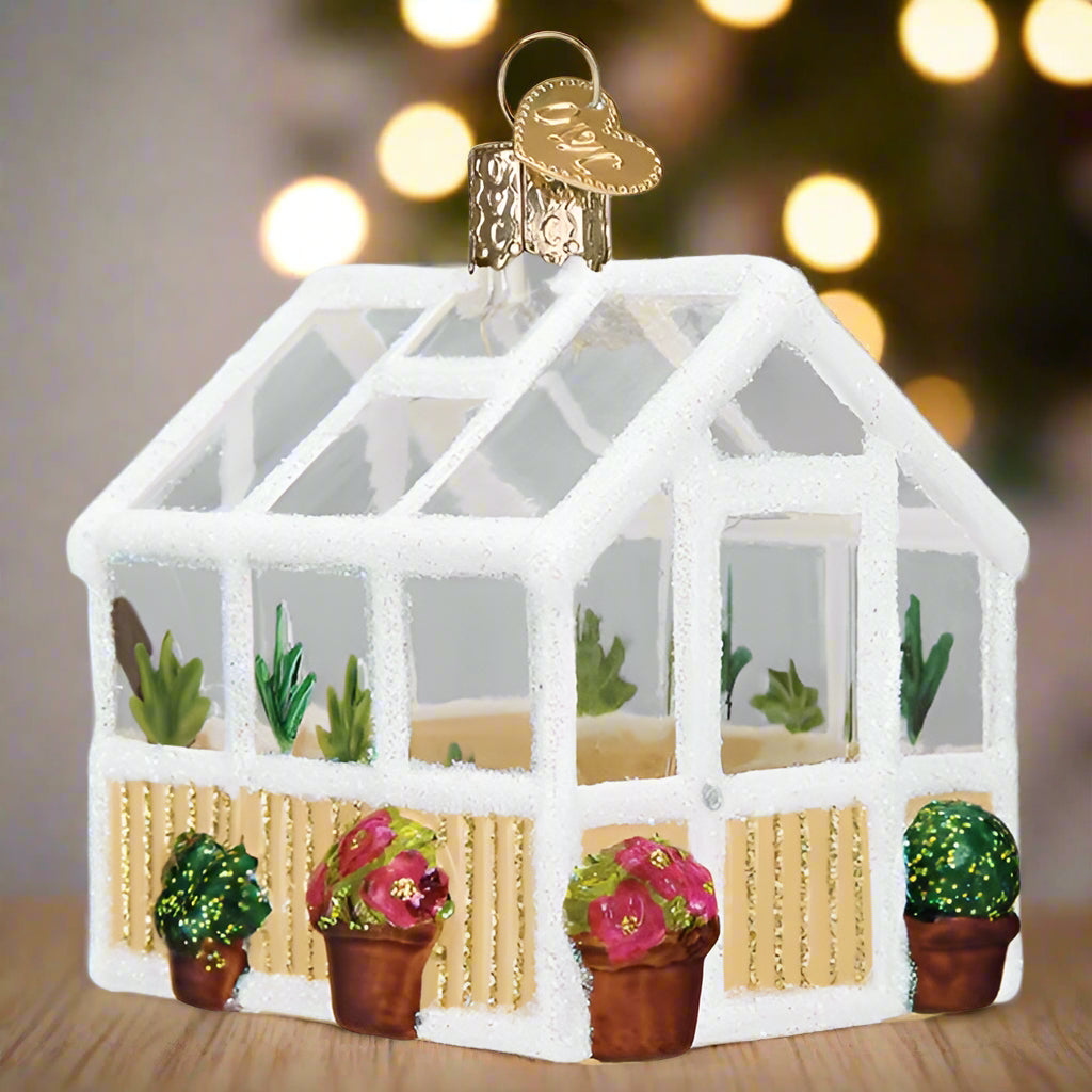 The Greenhouse Ornament by Old World Christmas makes a great ornament gift for any loved one with a green thumb! 