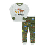 Grey Duck Duck Moose Kids PJ Set