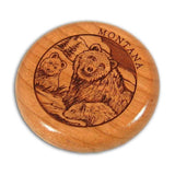 Grizzly Compass Keychain