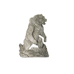 Grizzly Walking Stick Medallion by Heritage Metalworks