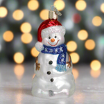 Happy Snowman Ornament by Old World Christmas