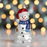 Happy Snowman Ornament by Old World Christmas