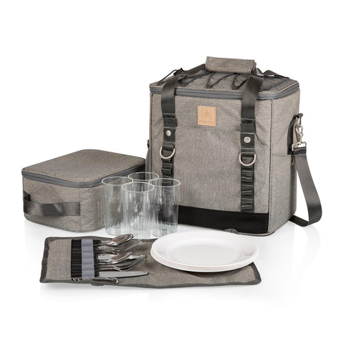 Heathered Grey Frontier Utility Cooler by Picnic Time