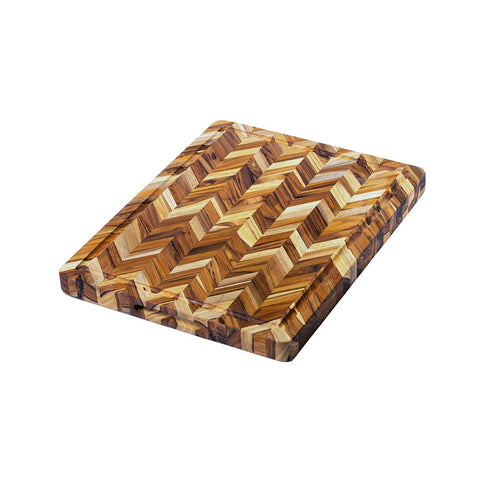 Herring Board with Hand Grip and Juice Canal by Teak Haus