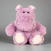 A big fluffy purple warmies hippo made with real lavender