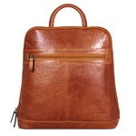 The Honey Adele Backpack by Jack Georges is a stunning buffalo leather backpack that features an inside zippered divider, a designated pocket for your tablet, and adjustable shoulder straps! 