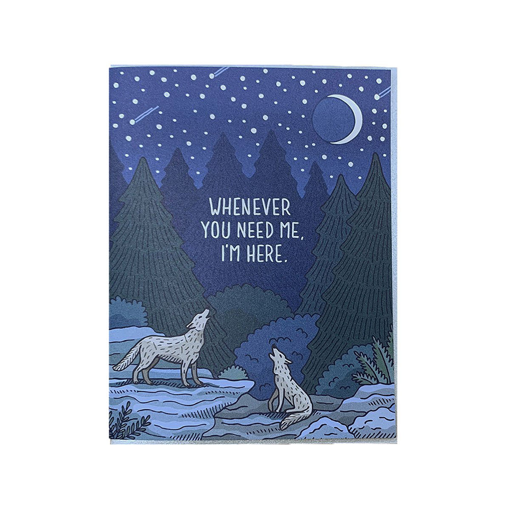 Howling Wolves Card by Noteworthy Paper and Press