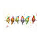Dean Crouse Hummers on a Wire Greeting Card