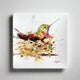 Dean Crouser Hummingbird in Nest Snack Plate