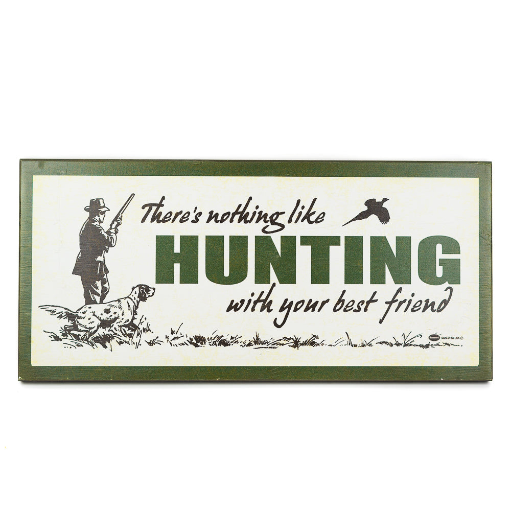 Hunt with your Best Friend Matchbook Sign by Meissenburg Designs