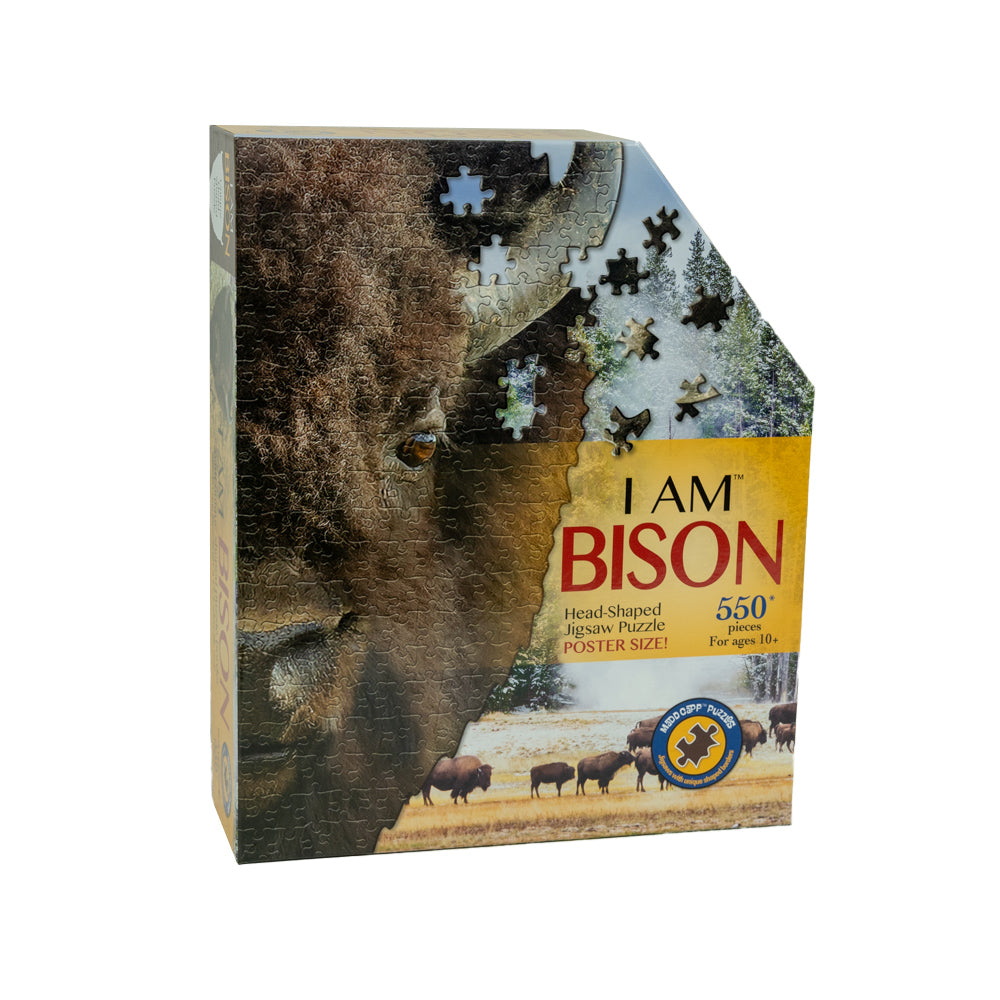 I am Bison 550 Piece Puzzle by Madd Capp
