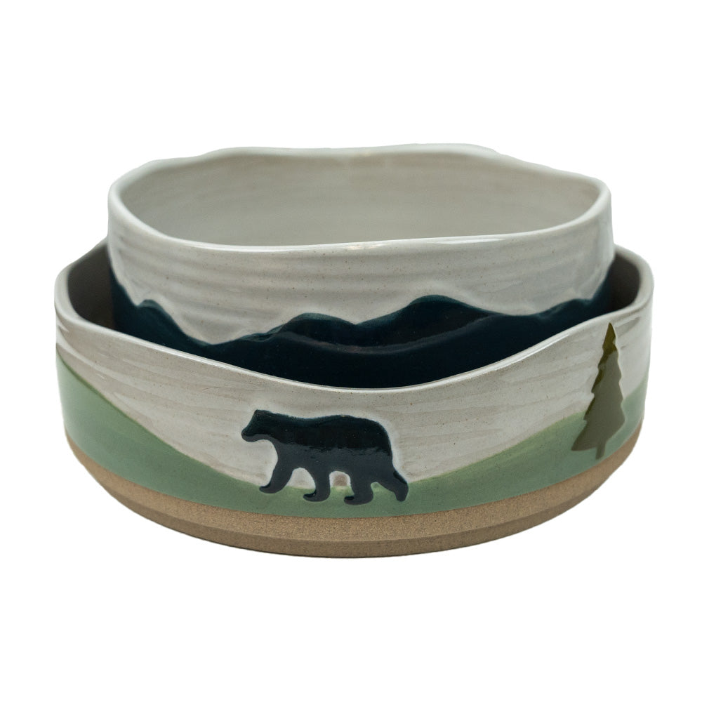 In the Woods Stacking Bowl Set of 2 by Demdaco