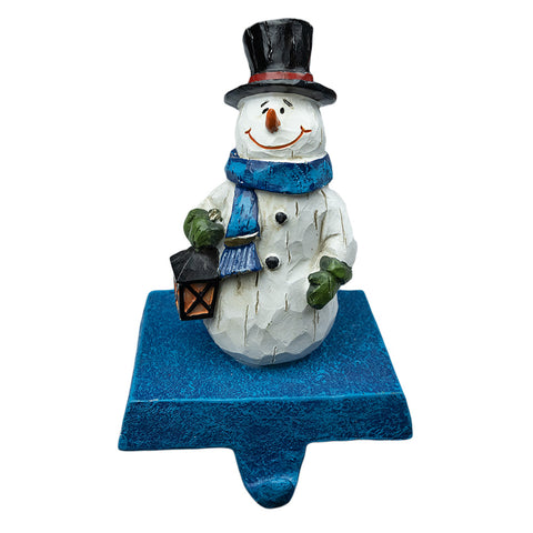 Jolly Snowman Stocking Holder by Transpac Imports