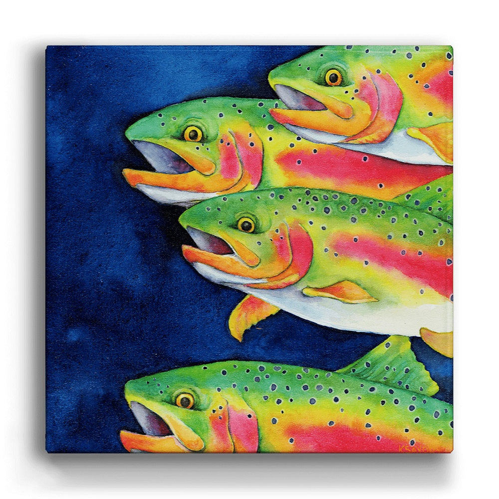 On the Move Metal Box Wall Art by Karen Savory from Meissenburg Designs at Montana Gift Corral