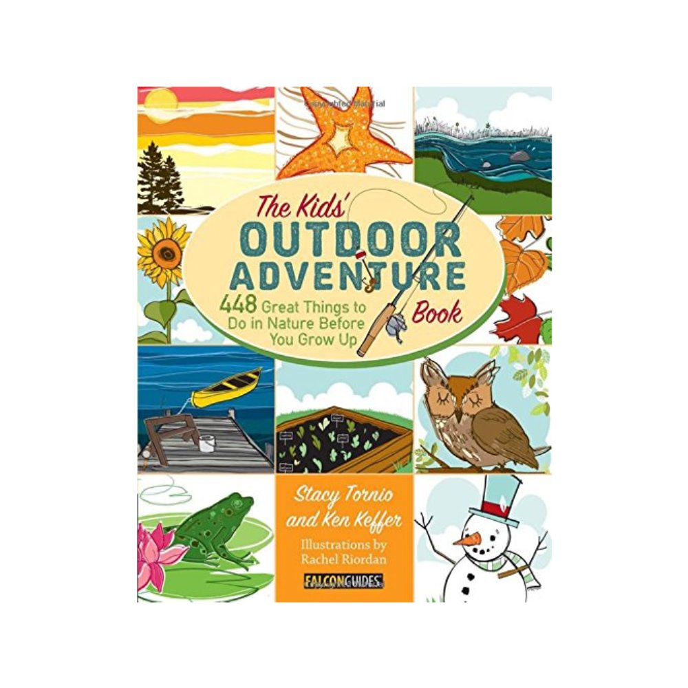 The Kids' Outdoor Adventure Book by Stacy Torino and Ken Keffer includes 448 things to do in nature for kids of all ages--more than one activity for every single day of the year.