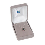Montana Sapphire Sterling Silver Knot Pendant by Studio Montana