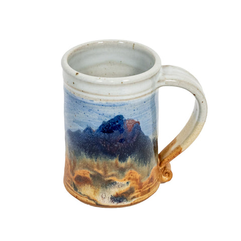Fire Hole Pottery Sky Blue Latte Mug