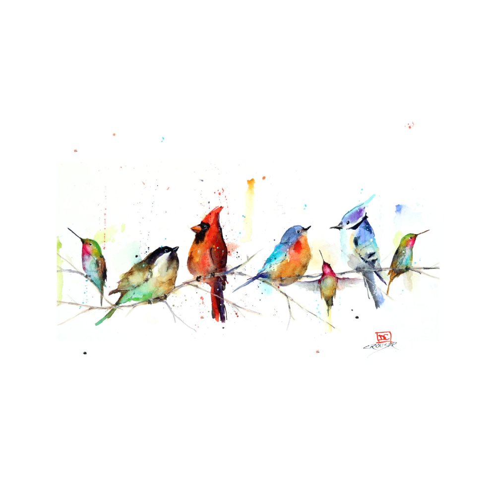 Dean Crouser Little Birds Greeting Card