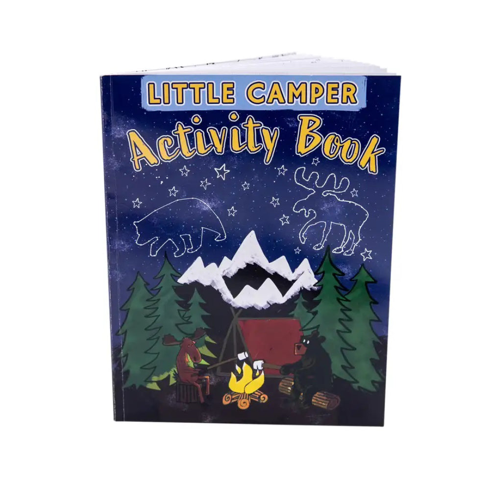 Little Camper Activity Book by Lazy One - kids activity book learning activity book