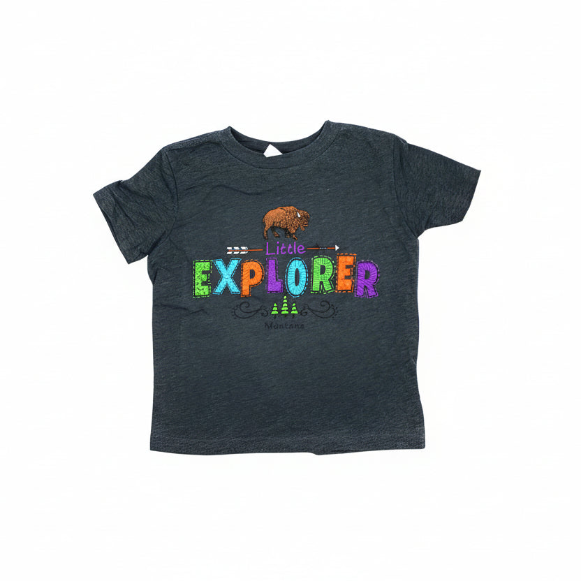 Denim Pint Sized Buffalo Youth Montana T-Shirt