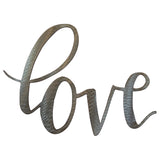 Love Steel Word Art by H&K Studios