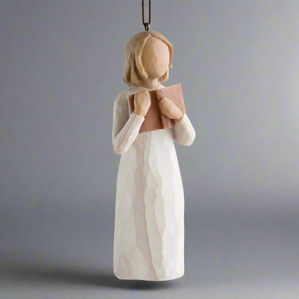 Love of Learning Willow Tree Ornament by Susan Lordi from Demdaco at Montana Gift Corral