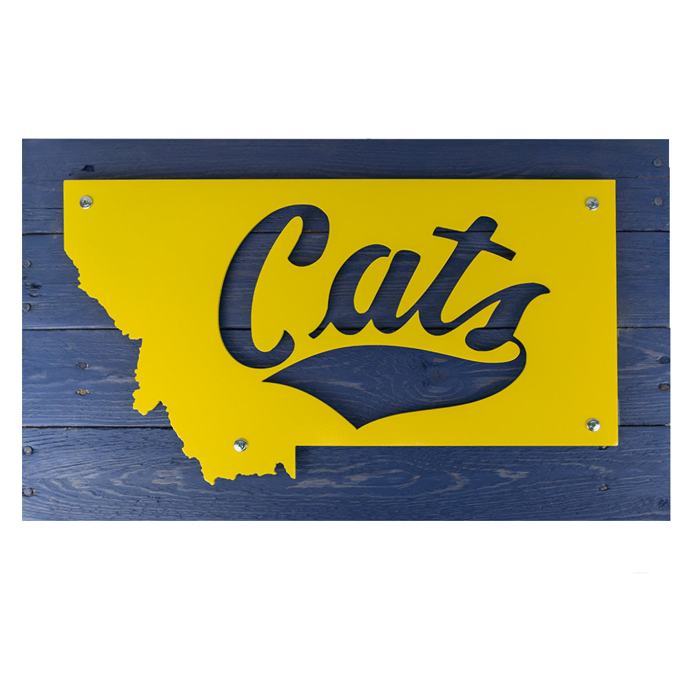 MSU Cats Sign by Iron Bark Designs