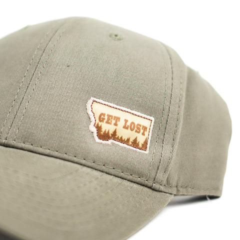 Loden State Treeline Get Lost Montana Cap by Graphic Imprints