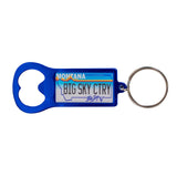 Montana Bottle Opener Key Ring - Blue