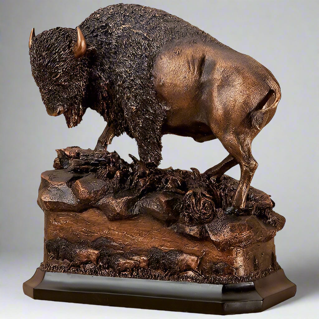 American Icon Buffalo Sculpture by Marc Pierce