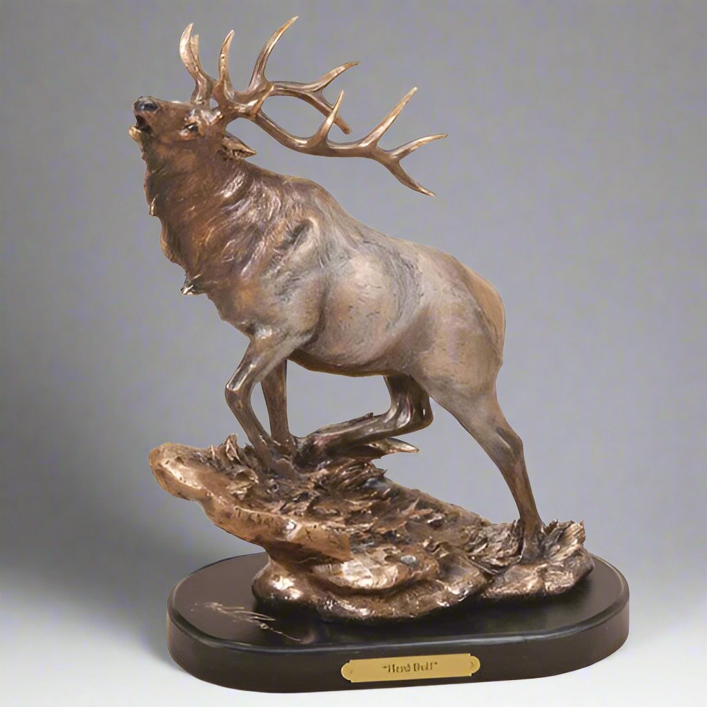 Marc Pierce Herd Bull Elk Sculpture