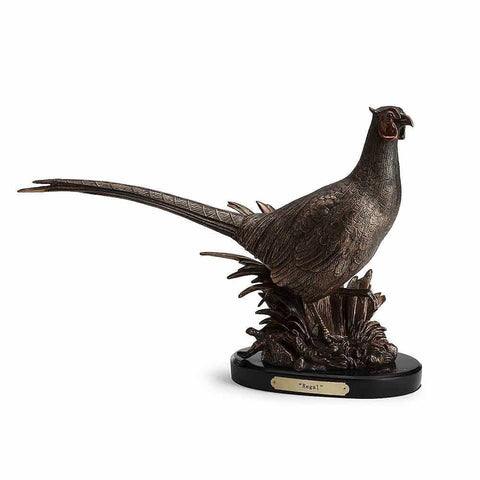 Marc Pierce Regal Pheasant Sculpture by Big Sky Carvers
