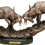 Marc Pierce Royal Battle Elk Sculpture