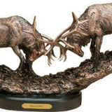 Marc Pierce Royal Battle Elk Sculpture