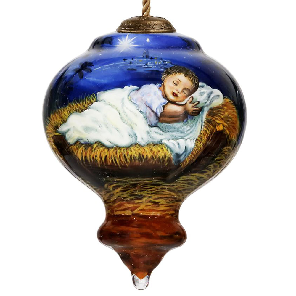 Marcello Corti Away in a Manger Inner Beauty Christmas Ornament