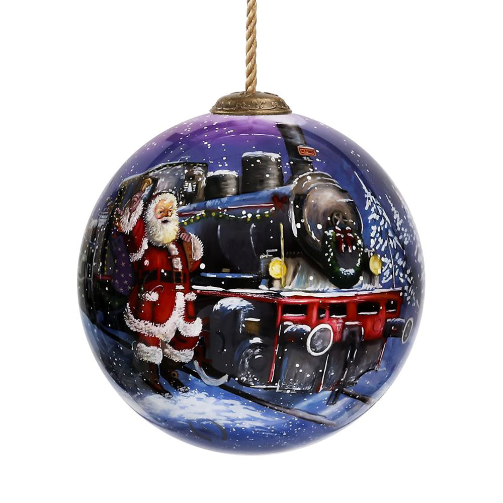 Marcello Corti North Pole Station Christmas Ornament