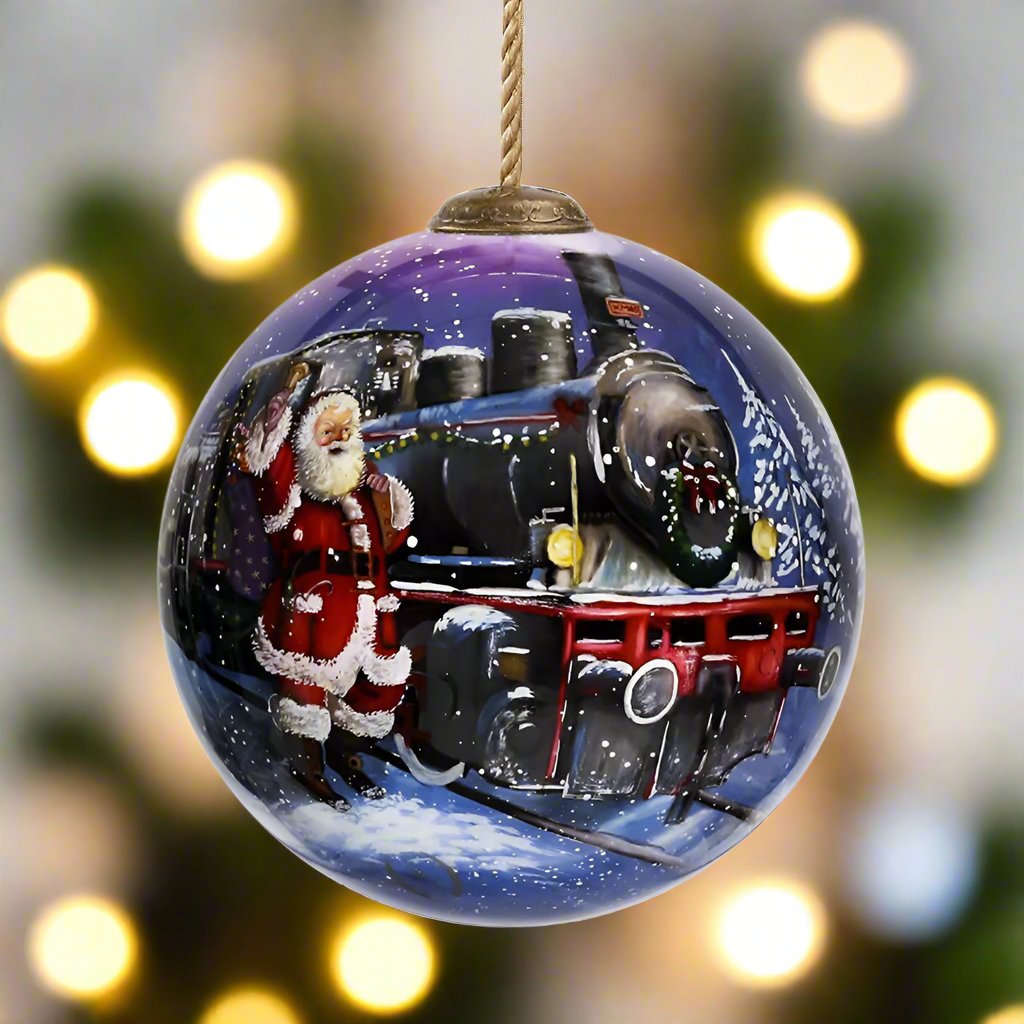 Marcello Corti North Pole Station Christmas Ornament