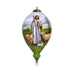 hand painted glass ornament - Marcello Corti The Lord is my Sheperd Ornament by Inner Beauty