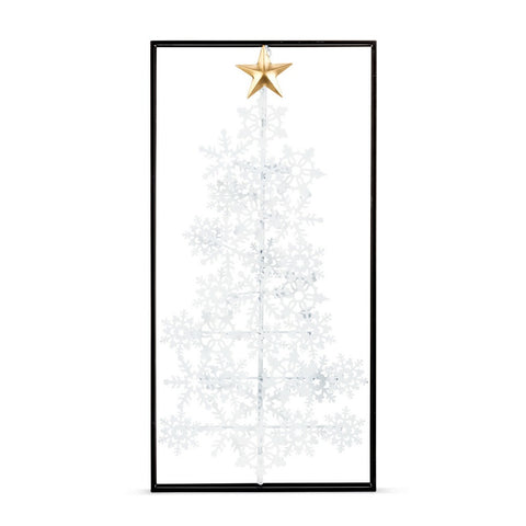 Metal Snowflake Tree Wall Decor