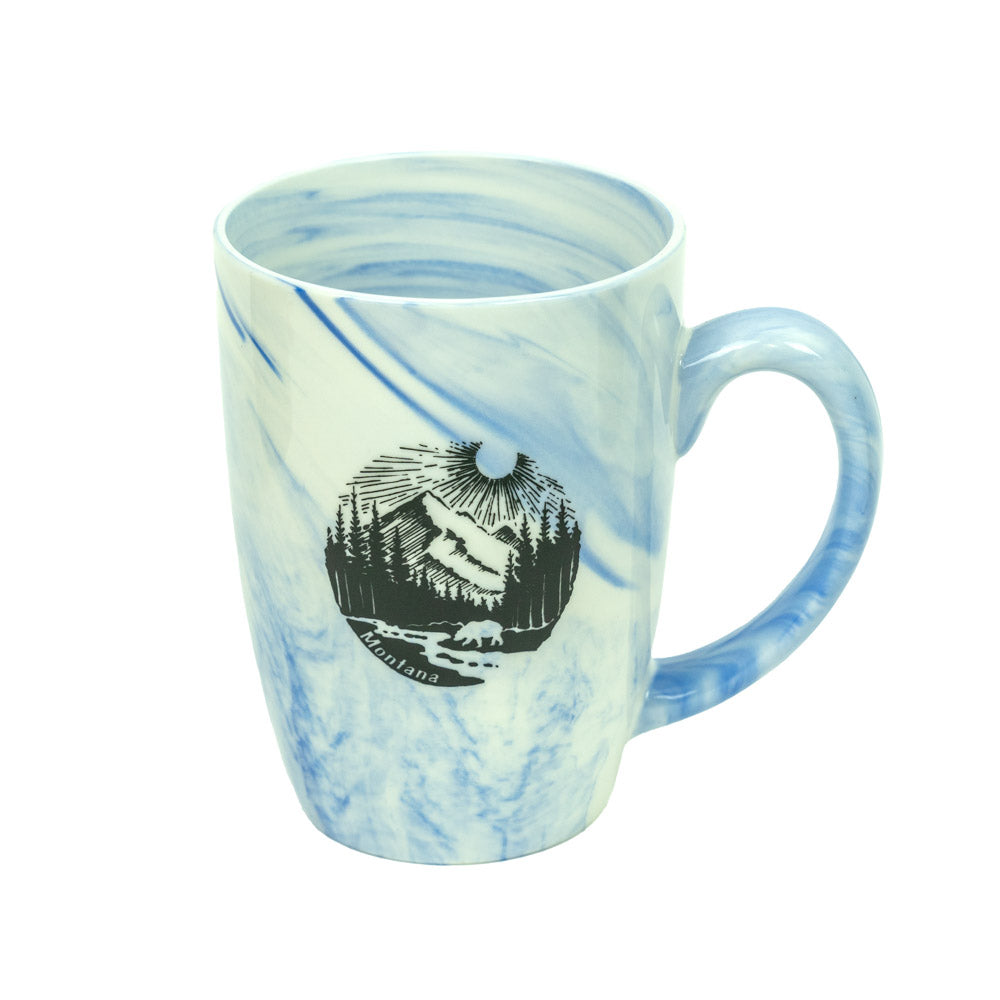 The Montana Palermo Marble Finish Mug by The Hamilton Group makes for a great souvenir! 